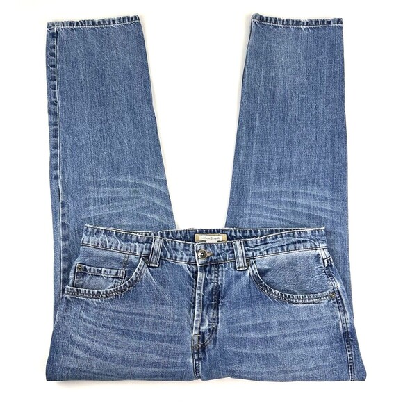 Carbon 2 Cobalt Elemental Jeans Blue Medium Wash Button Fly Mens Sz 36x31 - Picture 4 of 7